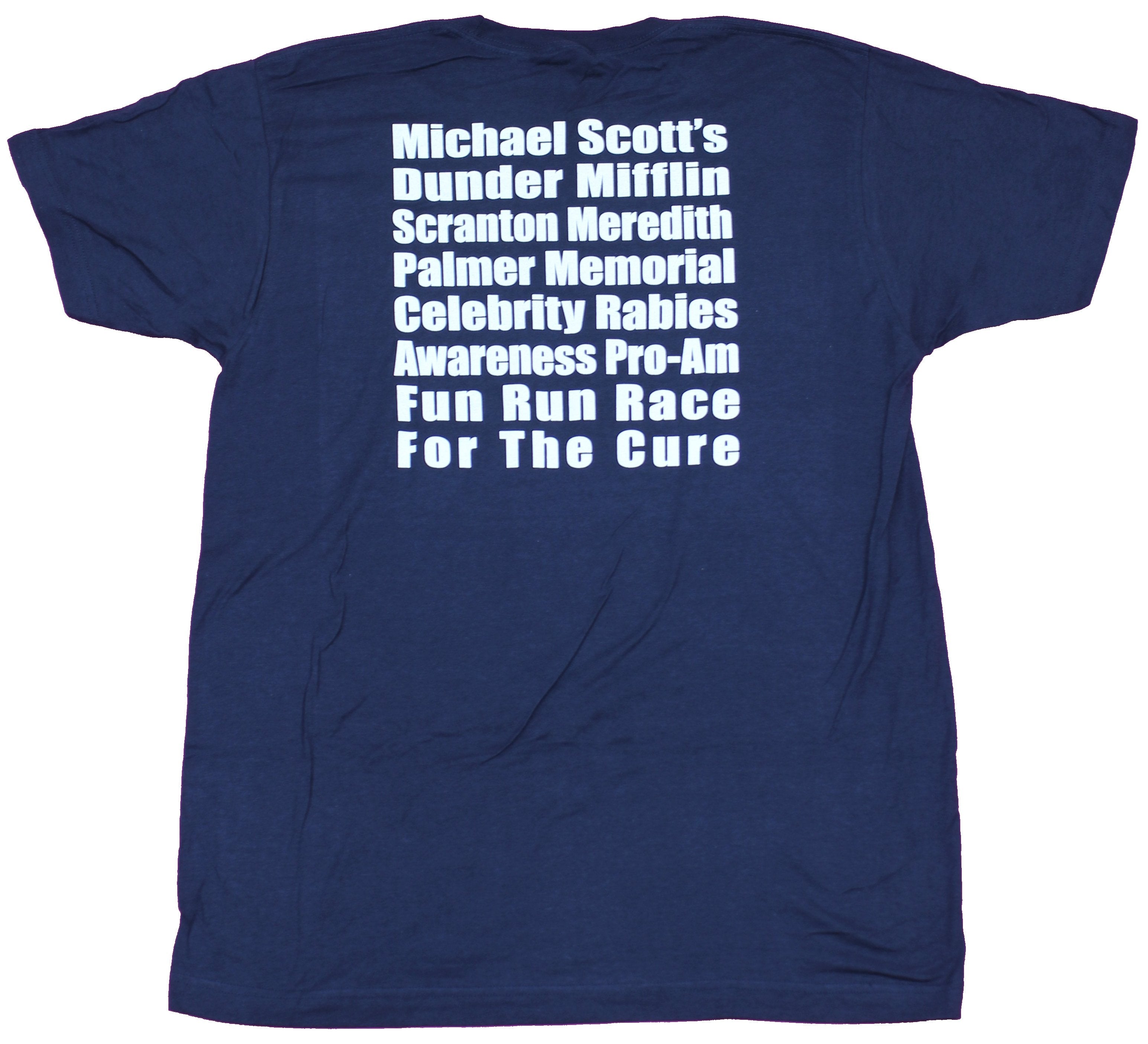 The Office Mens T-Shirt - Michael Scott Fun Run Race For The Cure