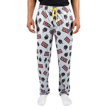Star Wars Movie Series All Over Print Men's Grey Sleep Pajama Pants