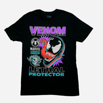 Venom Mens T-Shirt - Pop Art Lethal Protector Design
