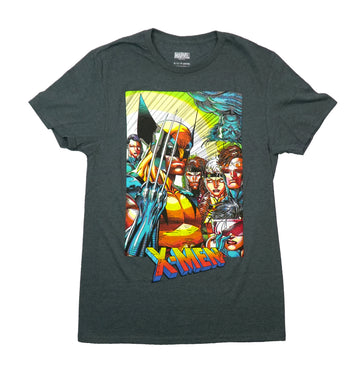 X-Men Mens T-Shirt - Jim Lee Stylized Issue 11 Art Wolverine Group