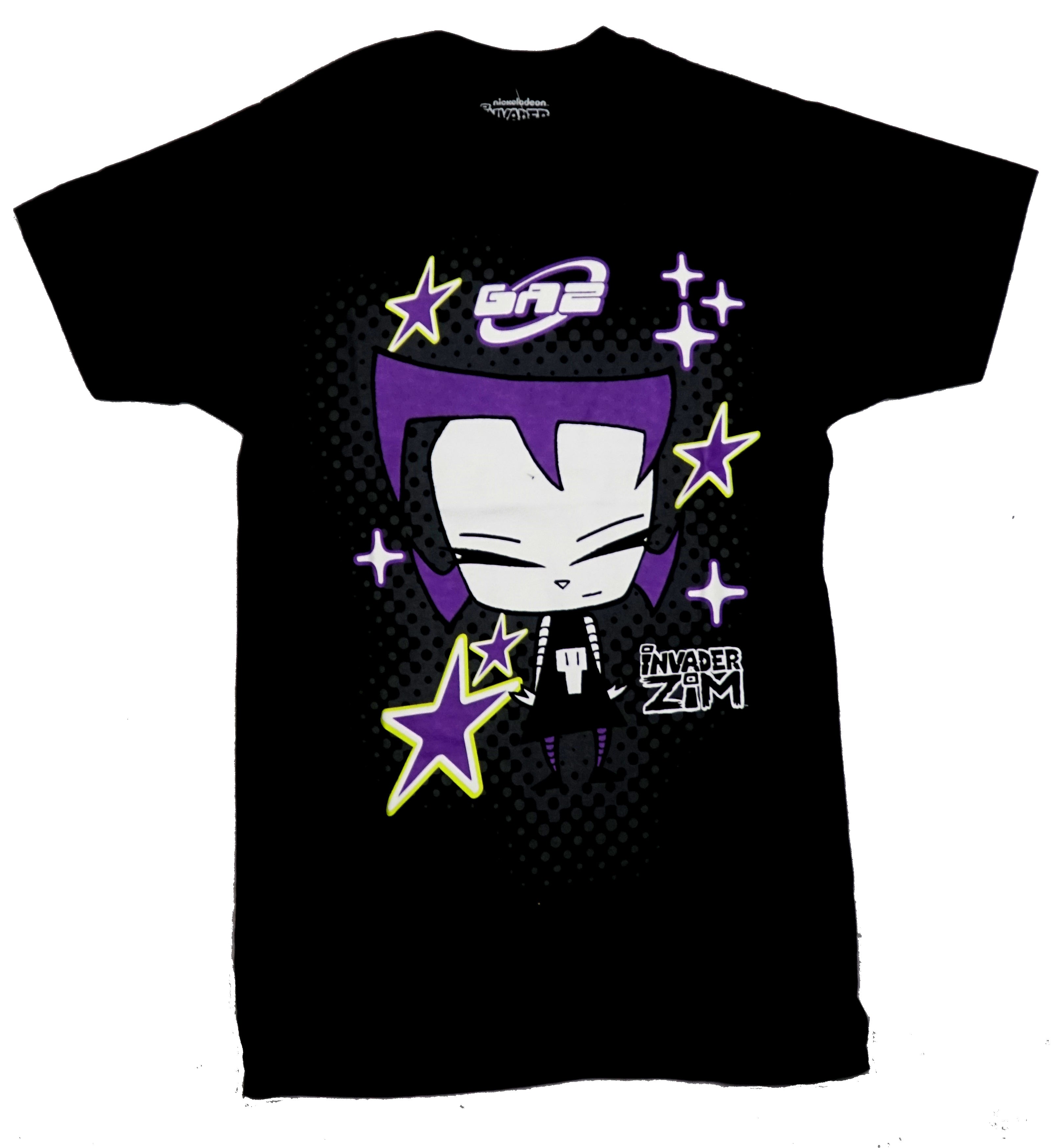 Invader Zim Mens T-Shirt - Zita Under GA2 Neon