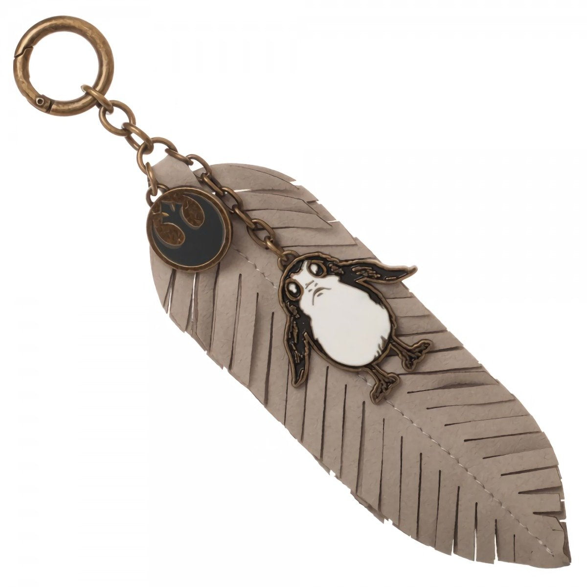 Bioworld Star Wars Episode 8 PORG PU Feather Keychain