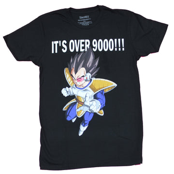 Dragon Ball Z Mens T-Shirt - It's Over 9000!!! Vegeta Image