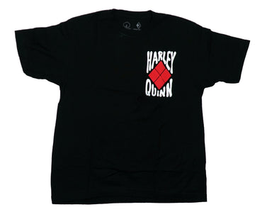 Harley Quinn Mens T-Shirt - Raised Lapel Logo In My Mayheim Era Image Back