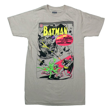 Batman Mens T-Shirt - Cover 190 What A War! Penguin vs Batman & Robin