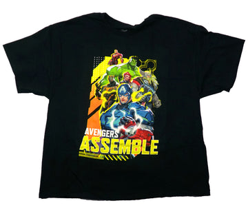 Marvel Rivals Mens T-Shirt -  Electrified Cast over Avengers Assemble