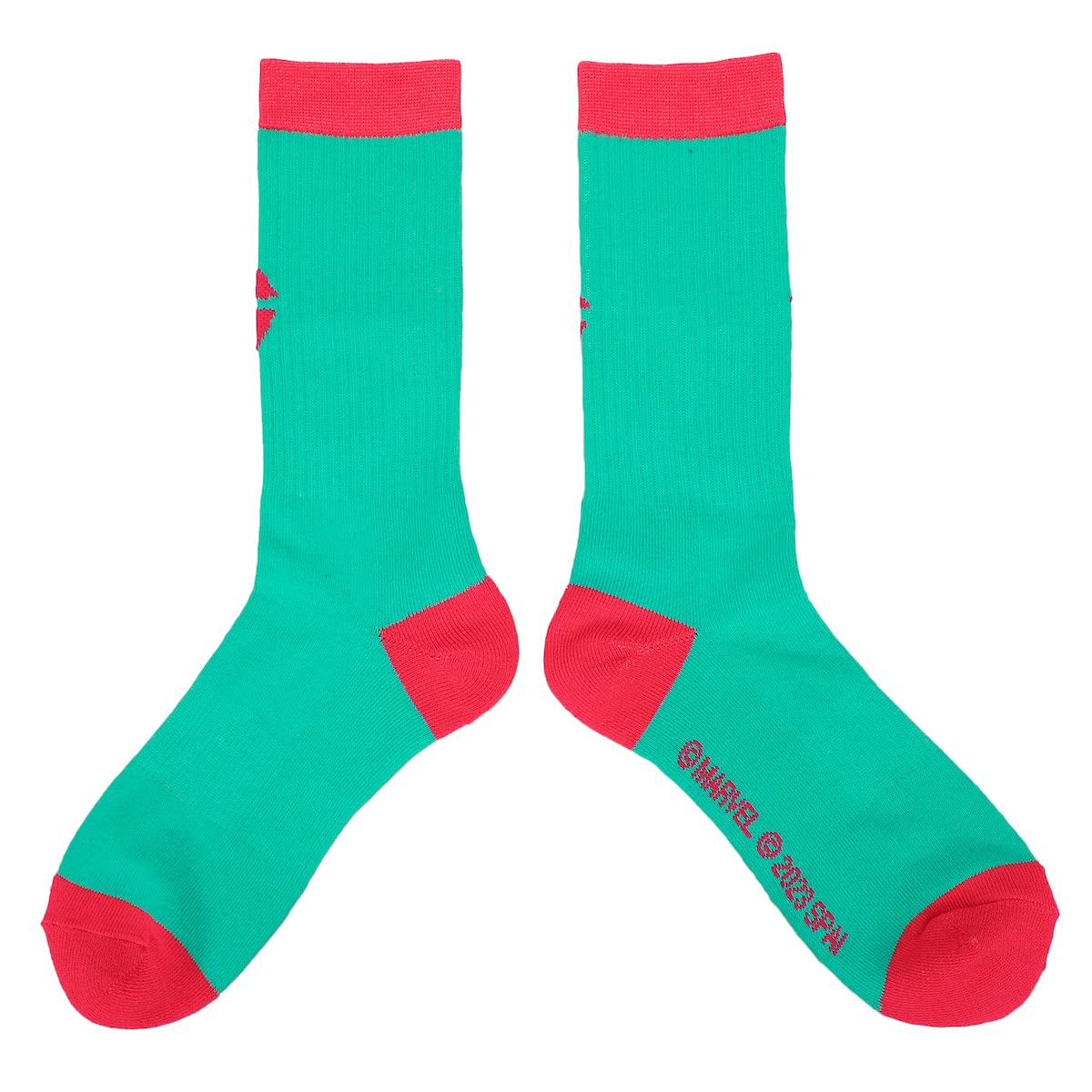 Bioworld Spider-Man Spider Logo Men's Athletic 3-Pack Crew Socks