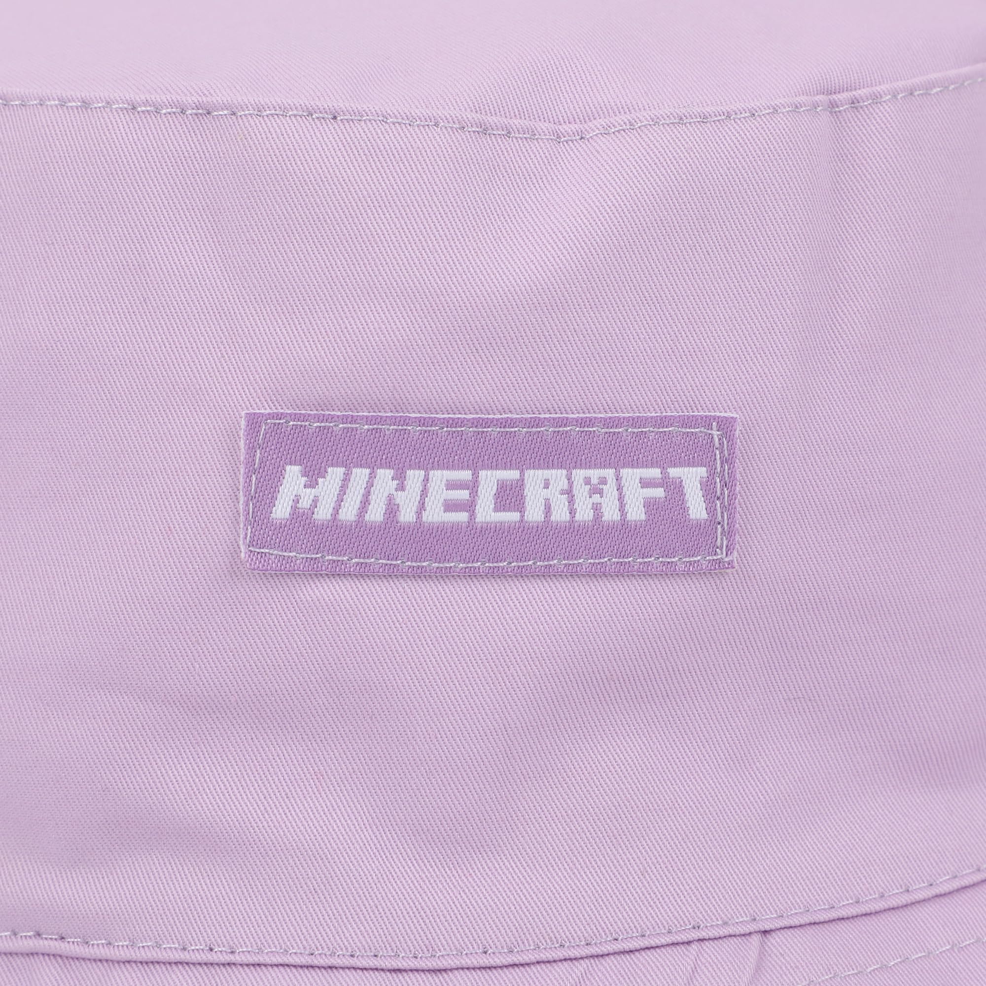Bioworld Minecraft Confetti Blocks Youth Reversible Bucket Hat - Purple