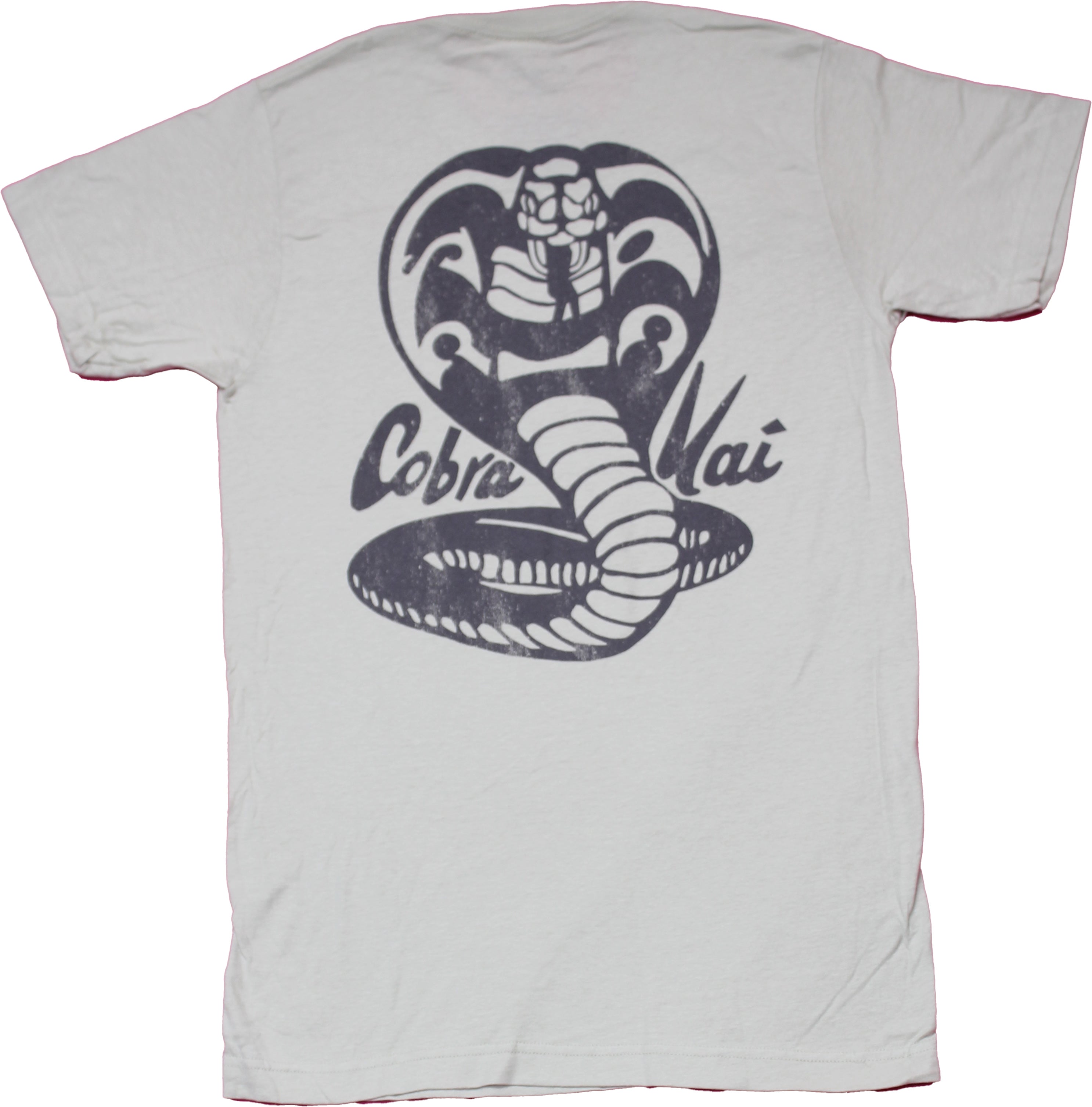 Cobra Kai Mens T-Shirt - Lapel Fist LArge Logo on Back
