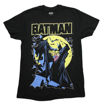 Batman Mens T-Shirt - Bats McFarlane 423 Moon Cover image