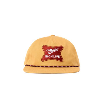 Miller Beer Men's Snapback Hat Retro Cord Logo Hat