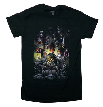 Kraven the Hunter Mens T-Shirt - Marvel Sitting In Front of His Trophies