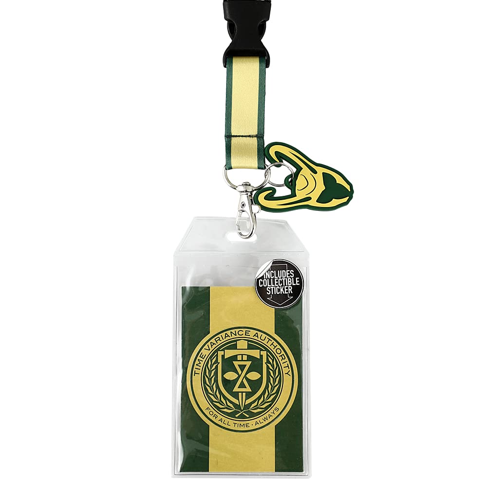 Bioworld Loki TVA Badge Holder Breakaway Lanyard