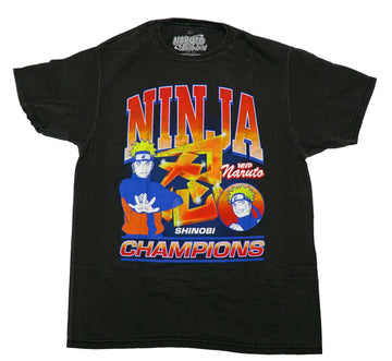 Naruto Shippuden Mens T-Shirt - Ninja Shinobi Champions MVP Naruto