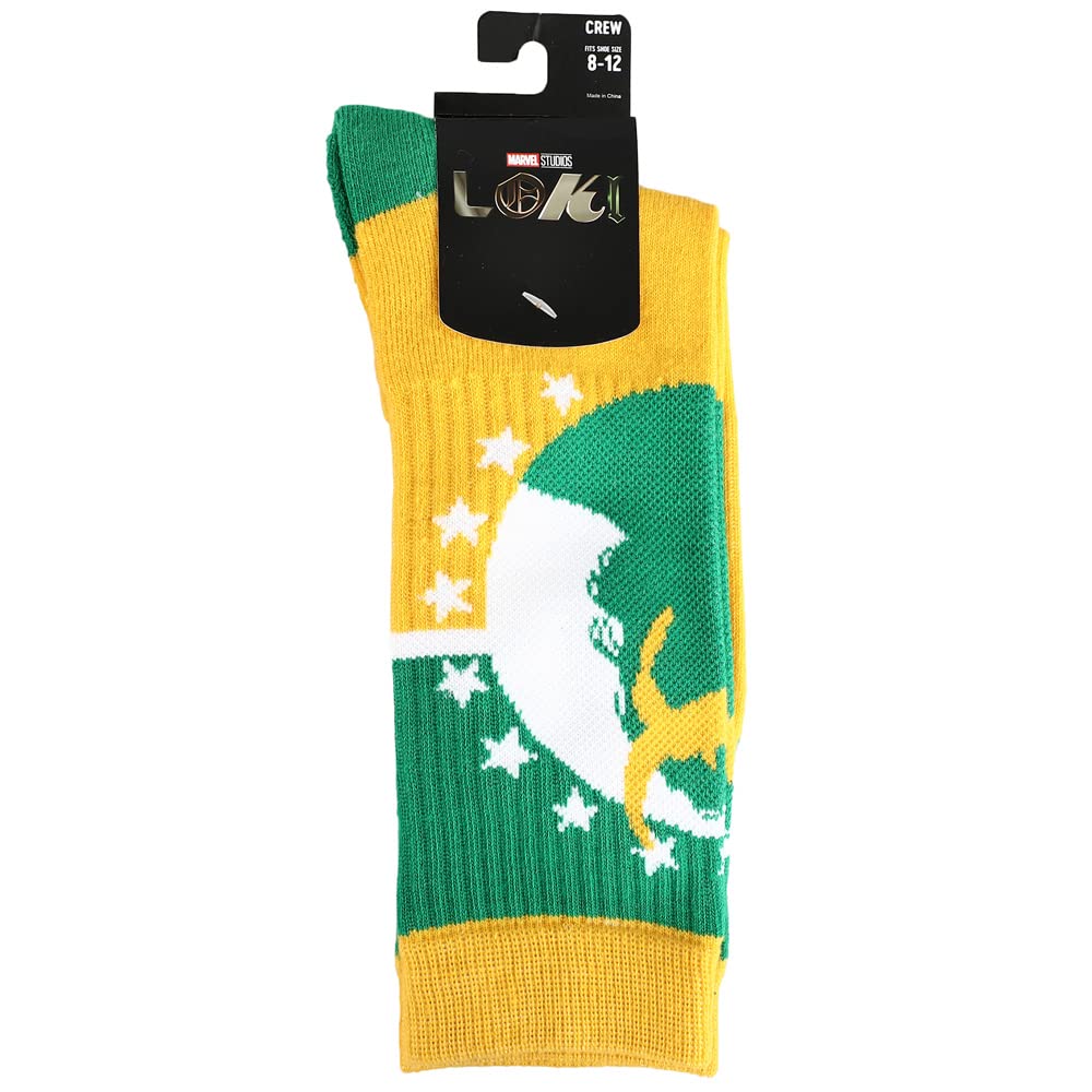 Bioworld Loki Marvel Athletic casual Crew Socks for Men