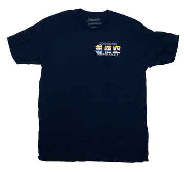 Dragon Ball Z Mens T-Shirt -  Lapel Name Son Goku on Back