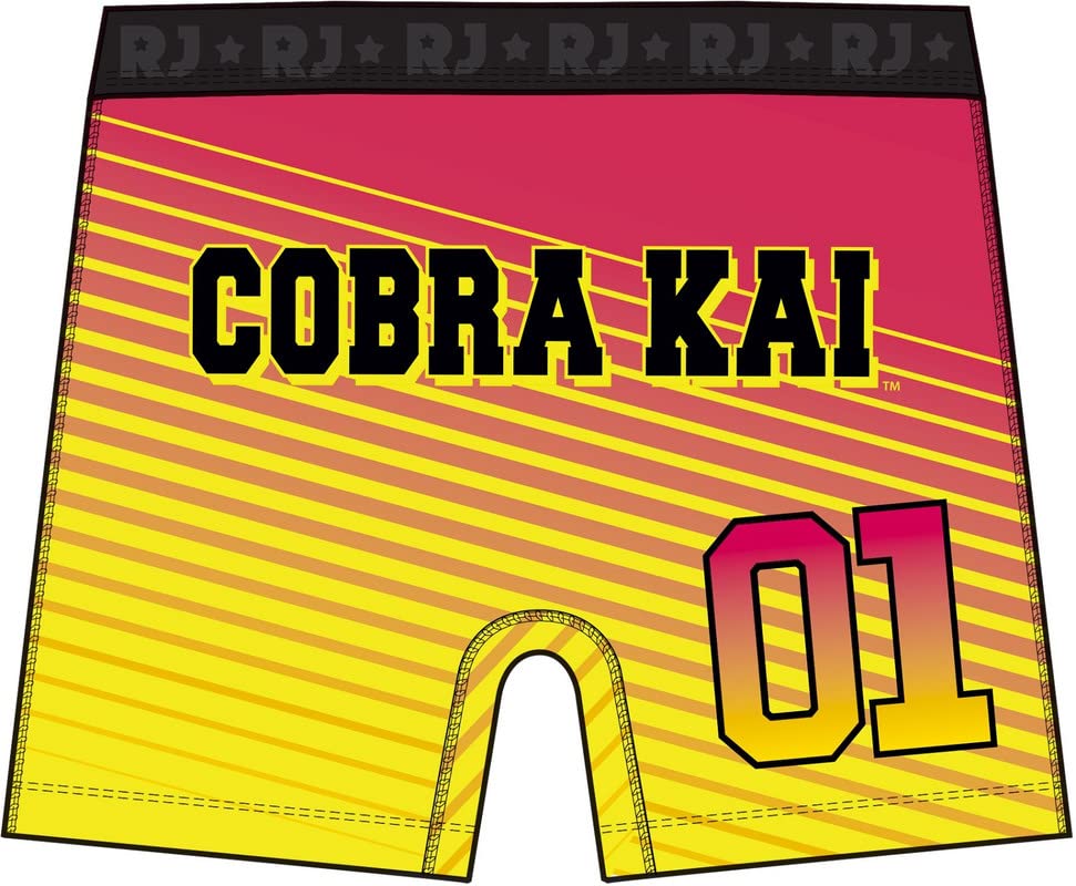 Ripple Junction Cobra Kai Mens Boxer Briefs Underwear Cobra Logo Jersey Style All Over Print