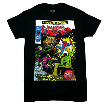 Spider-Man Mens T-Shirt - Annual The Sinister Six King-Size Special Cover
