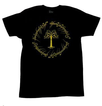 Lord of the Rings Mens T-Shirt - Golden Tree of Gondor Circle Image