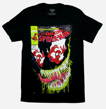 Spider-man Mens T-Shirt - Erik Larsen Reflected Venom Mouth 346 Cover