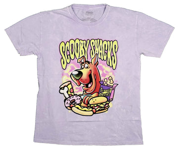 Scooby-Doo Mens T-Shirt - Eating Scooby Snacks Graffiti Style