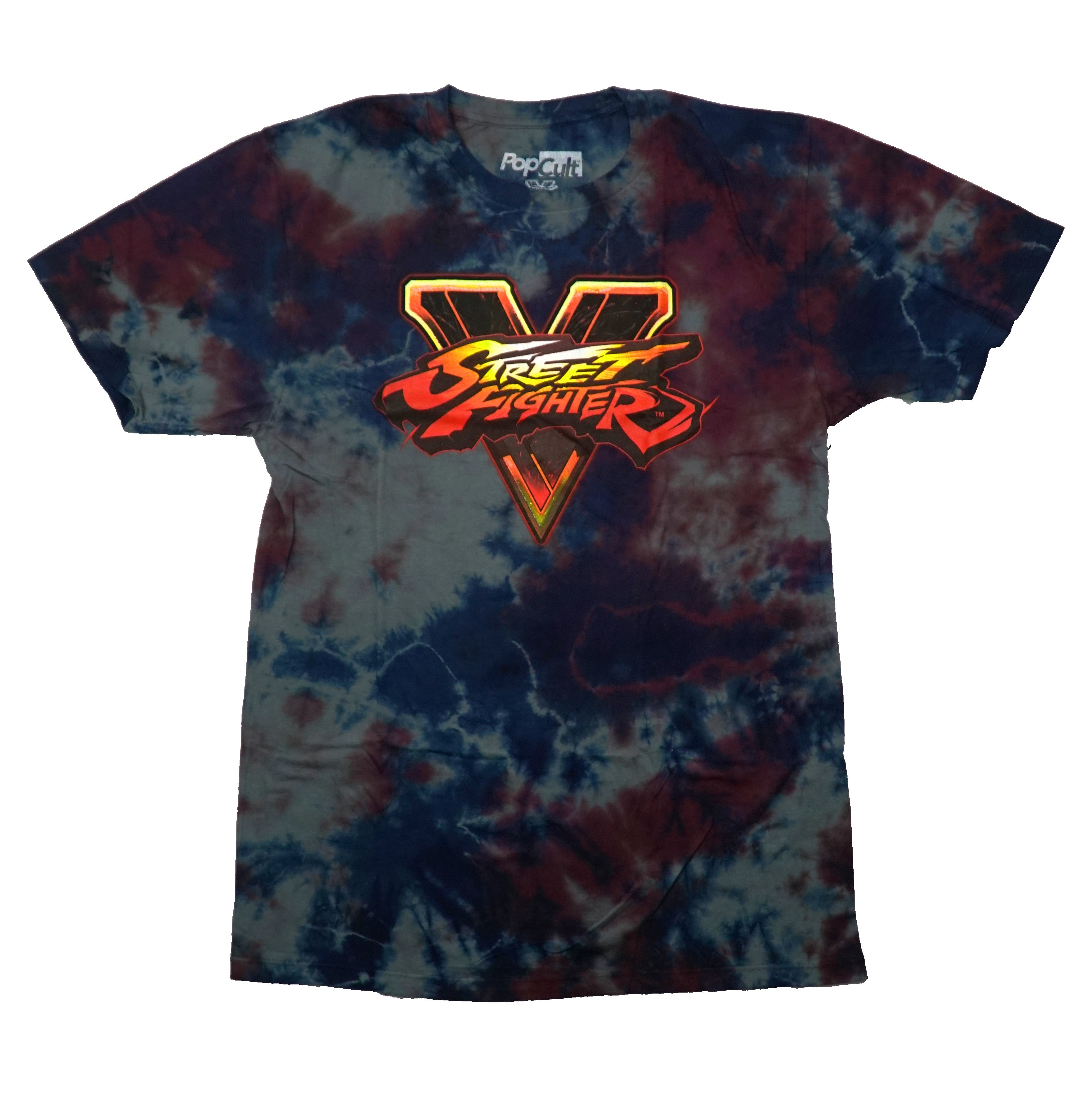 Street Fighter V Mens T-Shirt - Logo Tie Dye