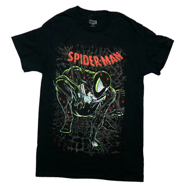 Spider-man Mesn T-Shirt - Green Tinted McFarlane Cover Art