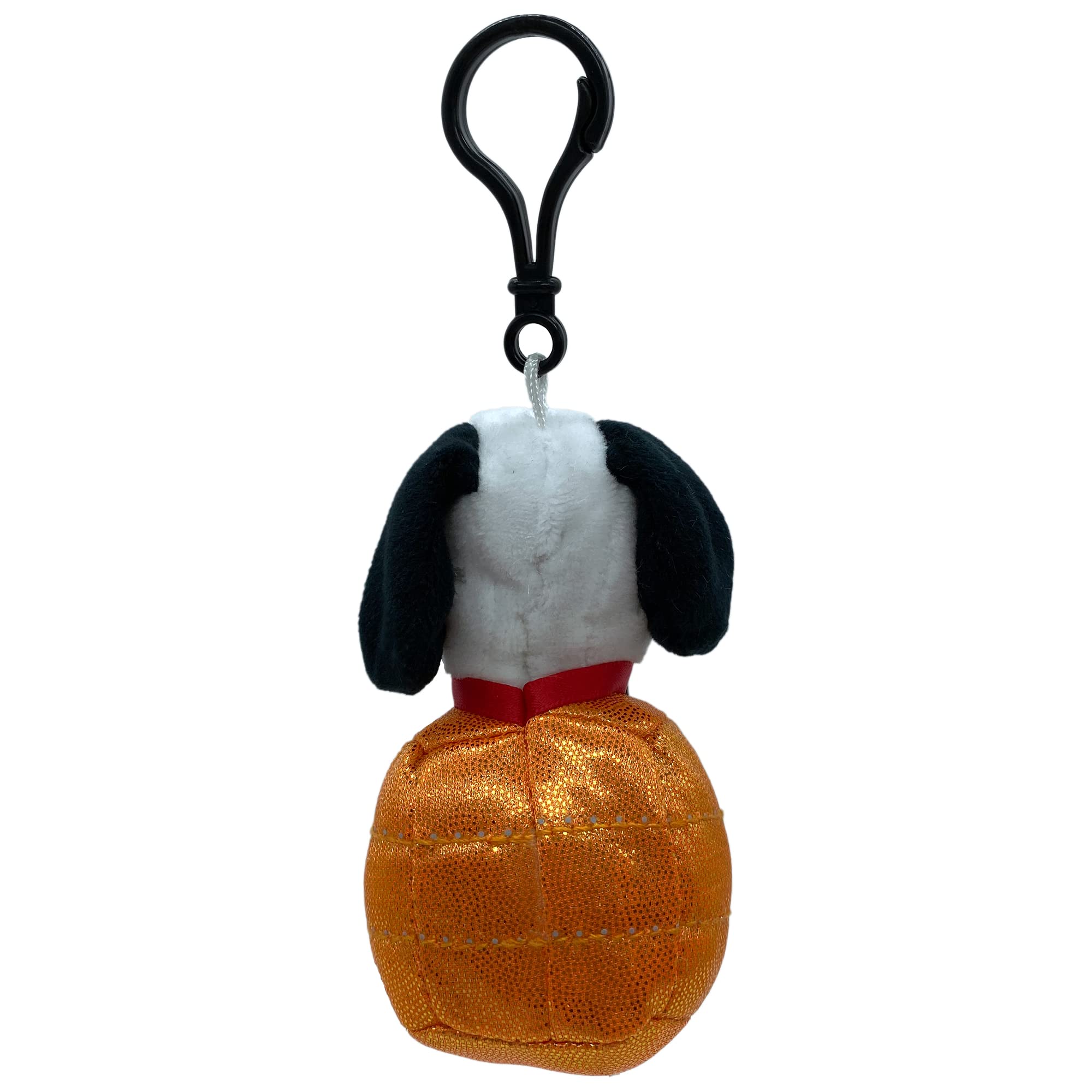 JINX Toys Peanuts NASA Snoopy in Sleeping Bag Clipster | 4 Inches Tall | Snoopy Keychain Plush | Snoopy Backpack Clip