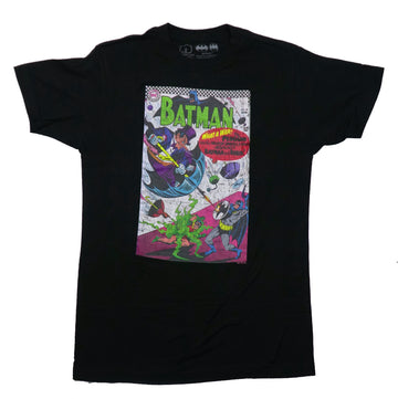 Batman Mens T-Shirt - Cover 190 Mar What A War! Penguin vs. Batman & Robin