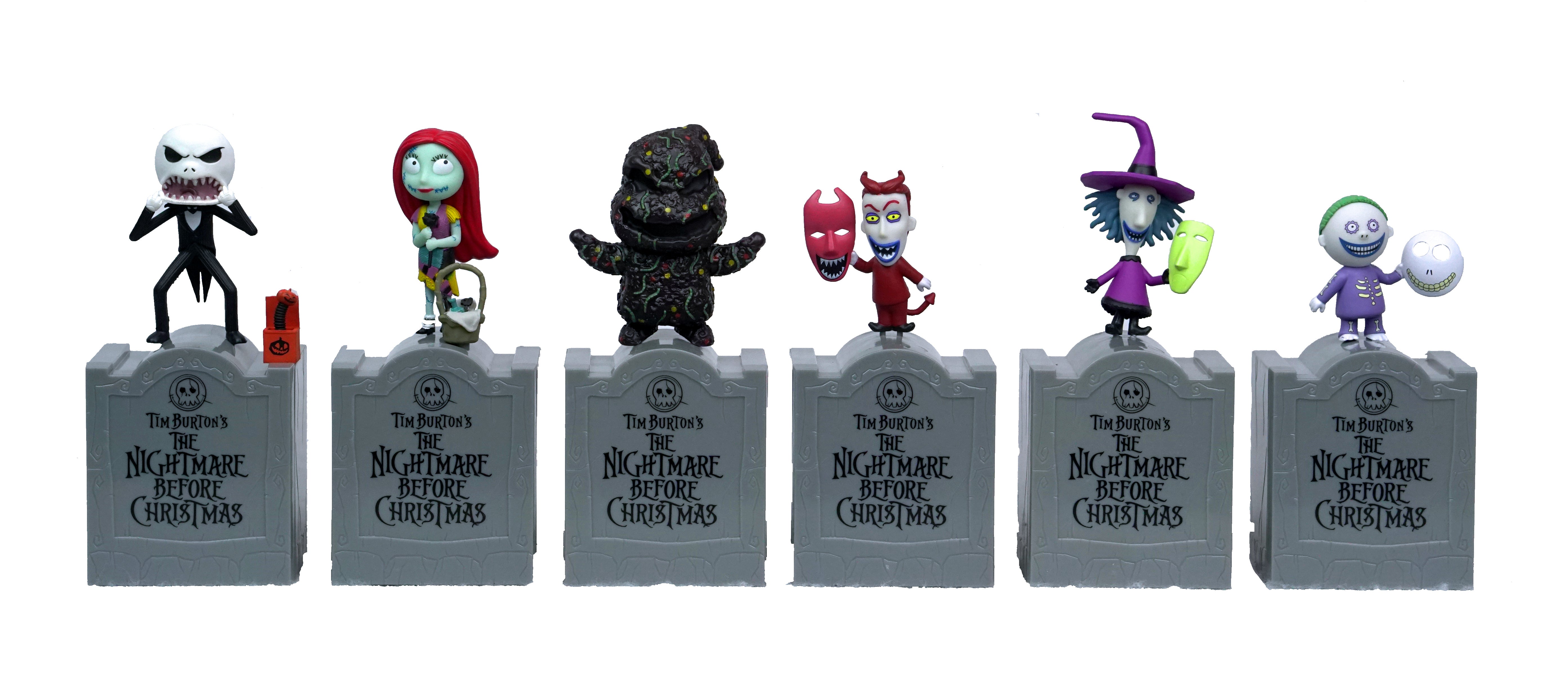 Nightmare Before Christmas SMOLS NYCC Glow in the Dark Set Limited Edition 6 Fig