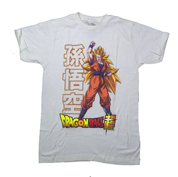 Dragon Ball Z Super Mens T-Shirt - Goku Extreme Hair Power Move by Kanji