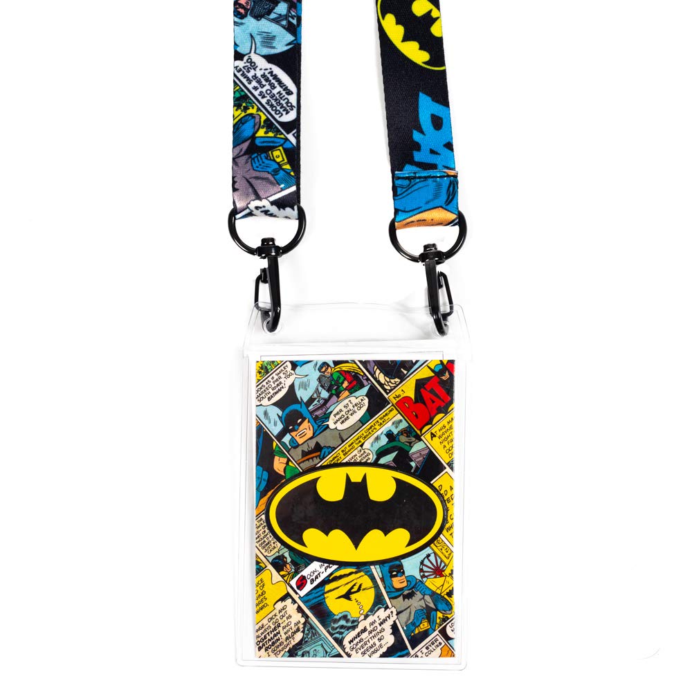 Batman Mask Lanyard Printed Mask Holder