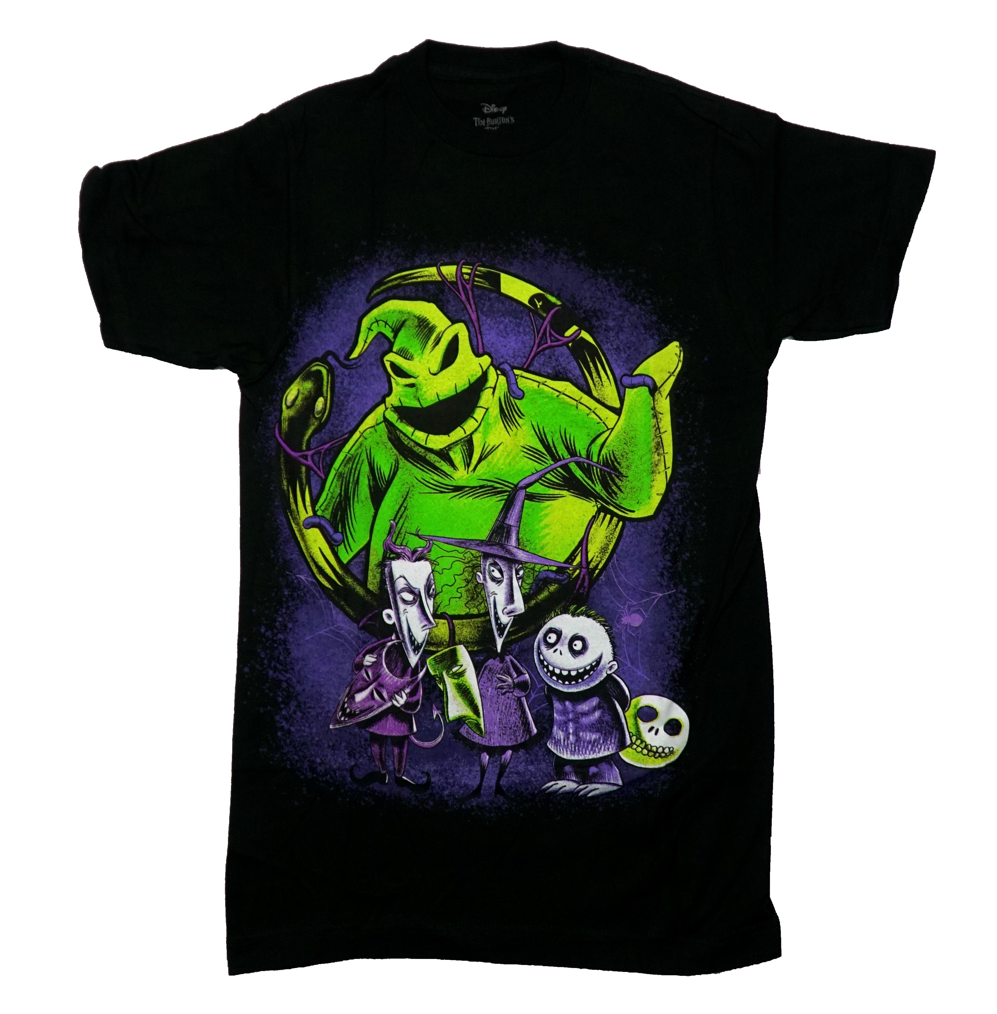 Nightmare Before Christmas Mens T-Shirt -Oogie Boogie & Kids Image