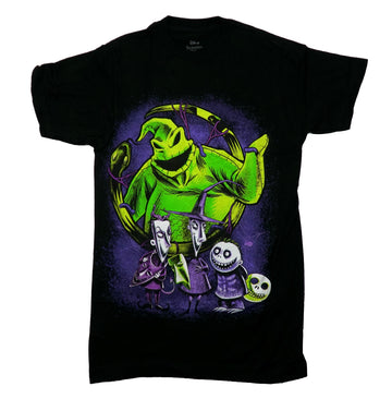 Nightmare Before Christmas Mens T-Shirt -Oogie Boogie & Kids Image