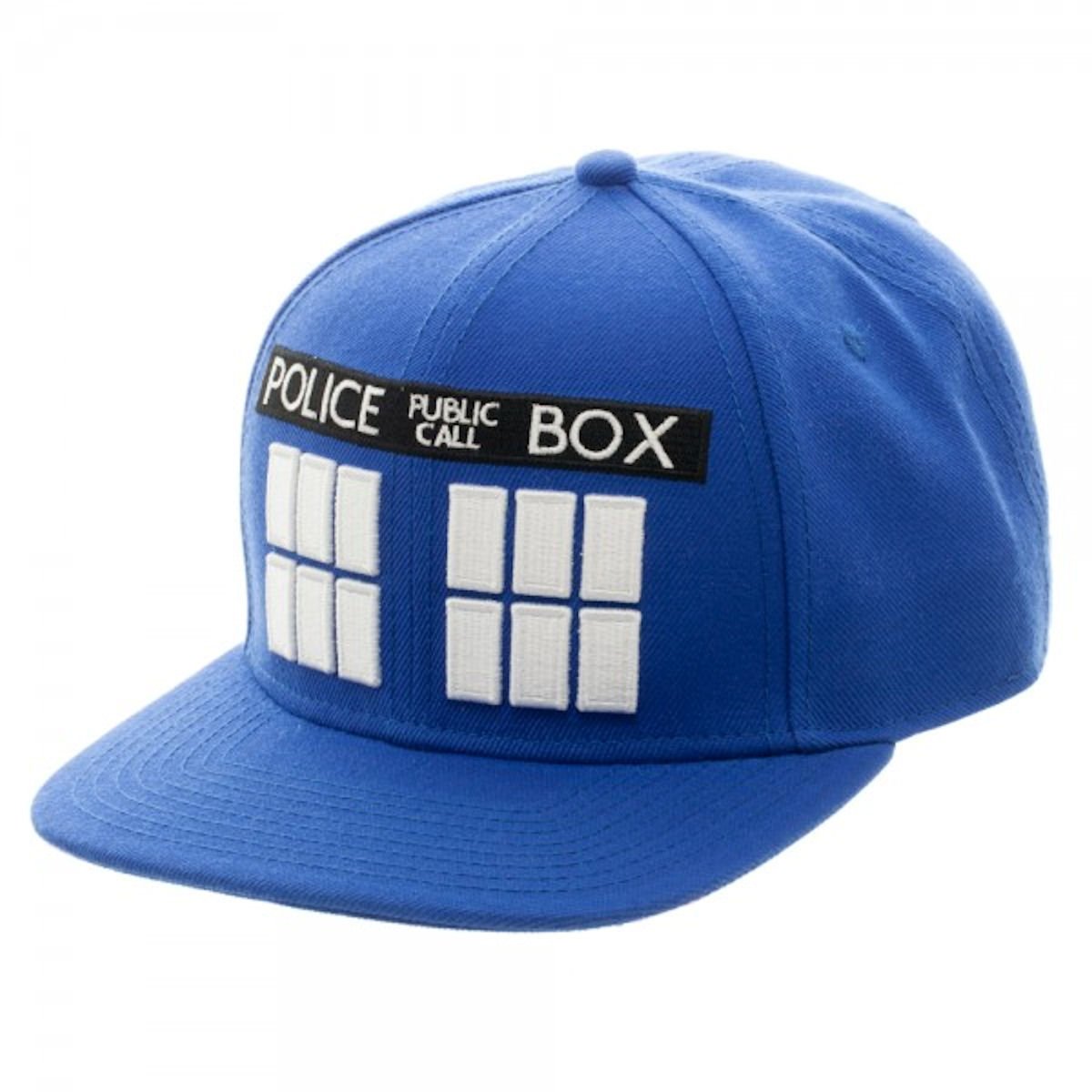Bioworld Doctor Who Tardis Blue Snapback Hat