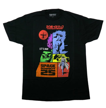 Cowboy Bebop Mens T-Shirt - Let's Jam Space Cowboy 25