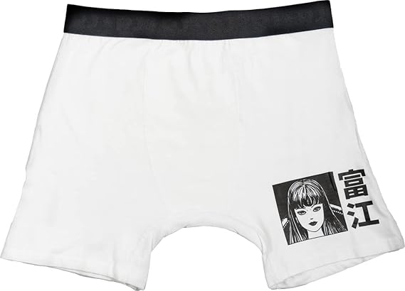 Ripple Junction Junji Ito Mens Boxer Briefs Underwear Tomie Leg Print