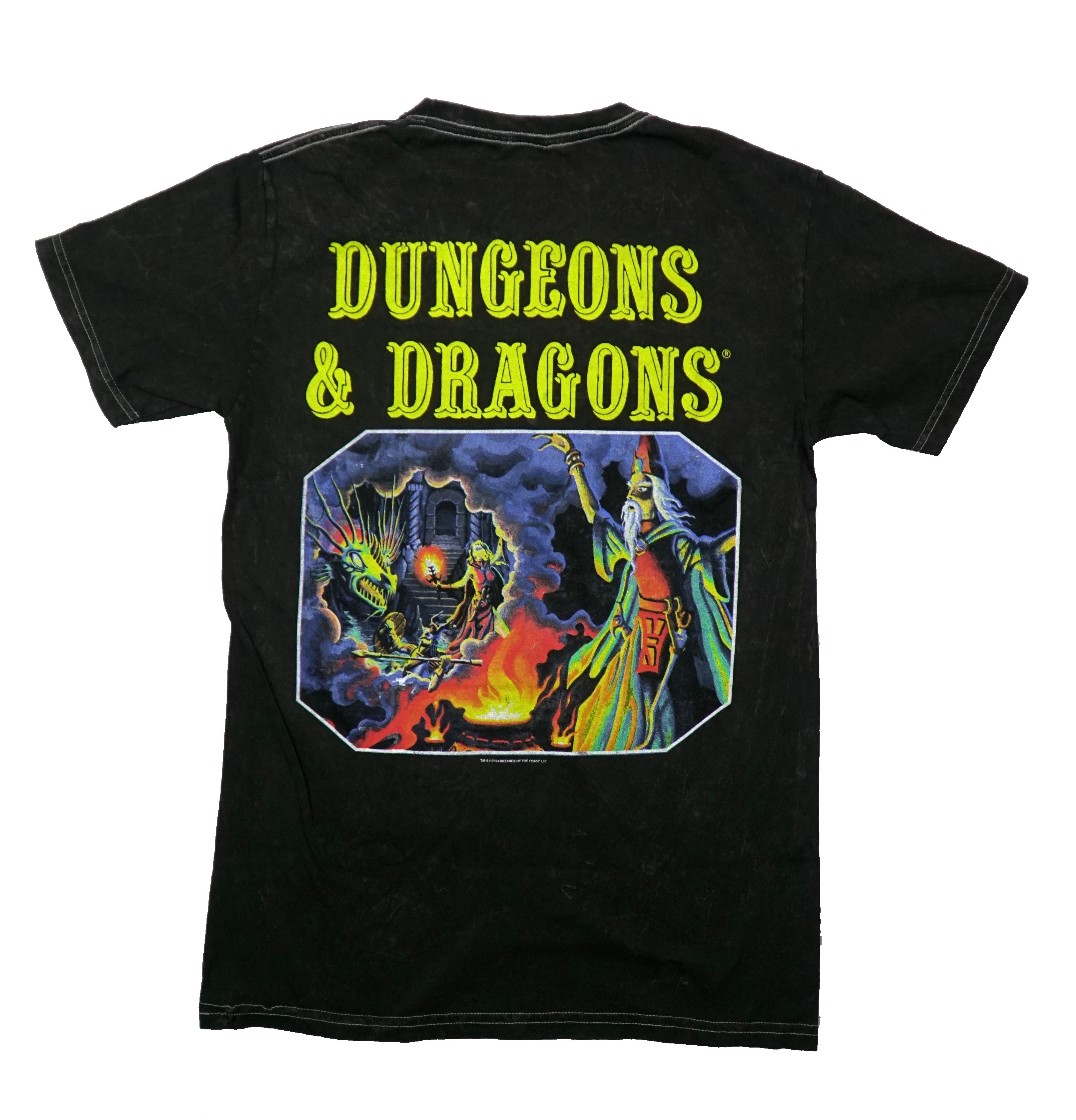 Dungeons & Dragons Mens T-Shirt - Expert Elmore Art Stone Washed