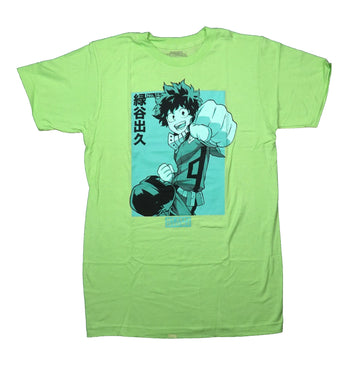My Hero Academia Mens T-Shirt - Deku Punch Box