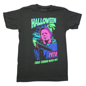 Halloween Mens T-Shirt - Michael Haddonfiled 1978 True Terror Never Dies