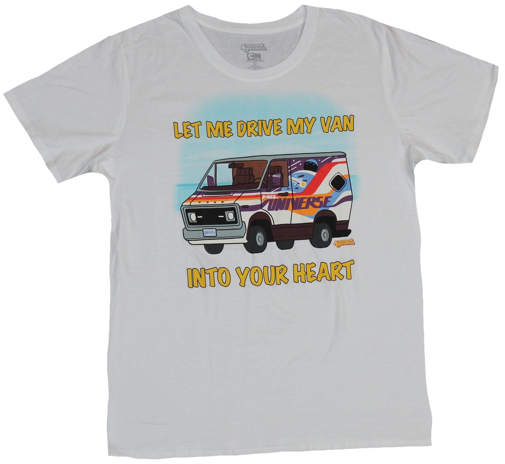 Steven Universe Mens T-Shirt - Let Me Drive My Van Into Your Heart