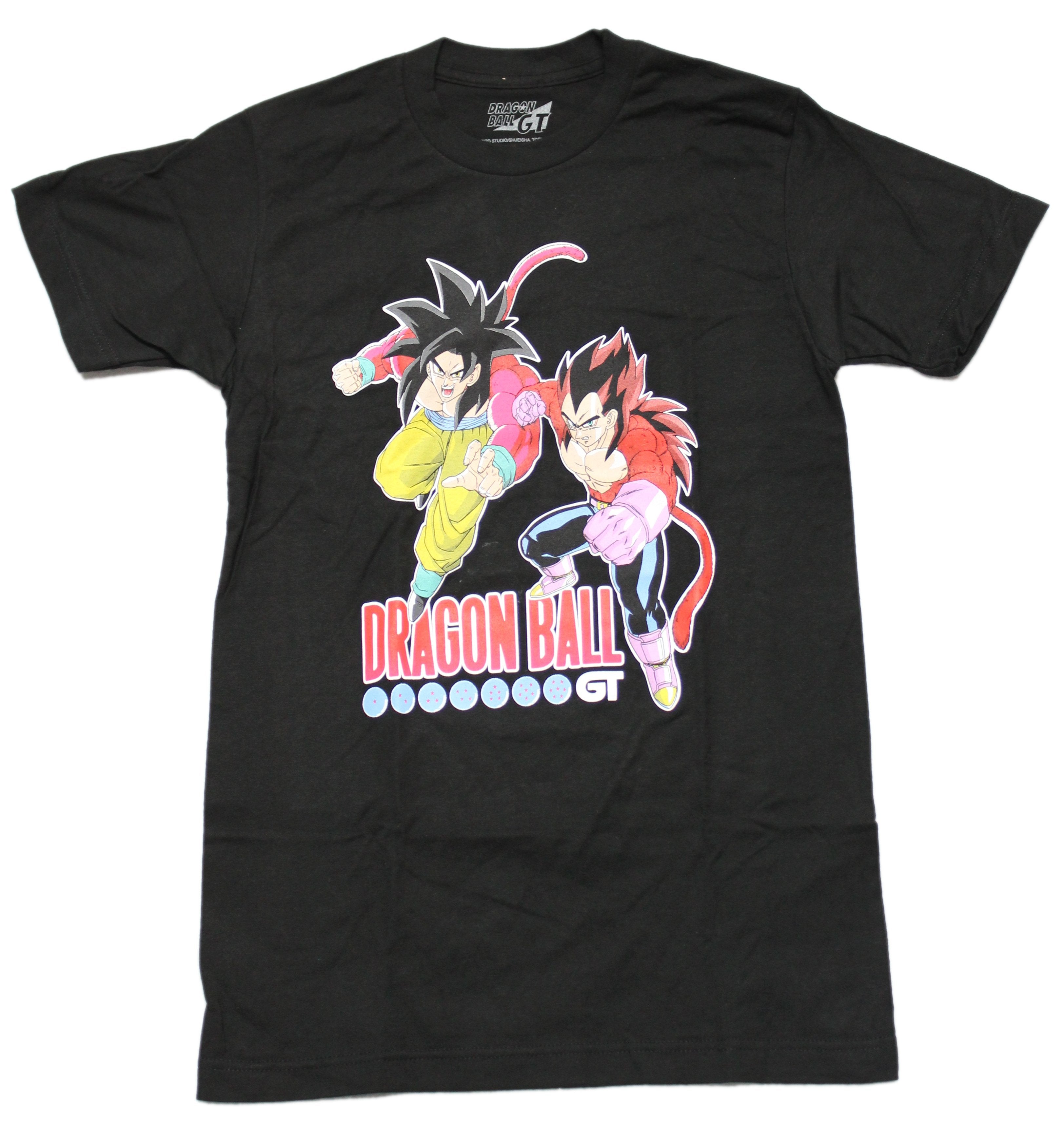 Dragon Ball Z GT Mens T-Shirt - Sayian Goku & Vegeta
