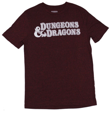 Dungeons & Dragons Mens T-Shirt - Simple Word Logo Image