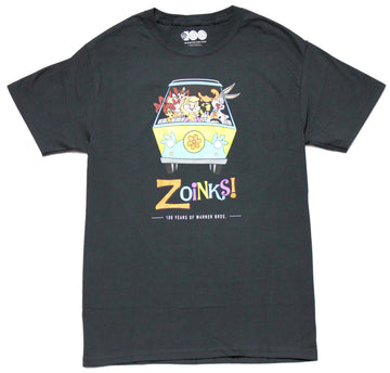 Looney Tunes X Scooby Doo Mens T-Shirt - 100 years of Warner Bros.