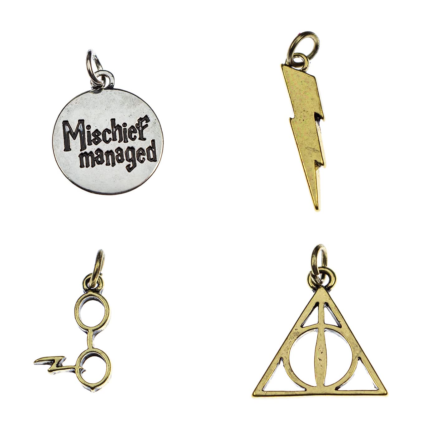 Bioworld Harry Potter Mischief Managed Interchangeable Multi-Charm Necklace Set