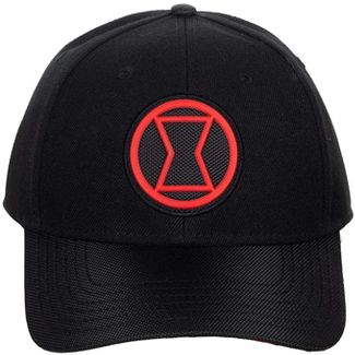 Black Widow Comic Book Superhero Logo Black Unisex Ballistic Bill Hat