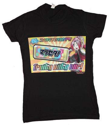 Serenity Girls Juniors T-shirt - Colorful Fruity Oaty Bar Logo Image