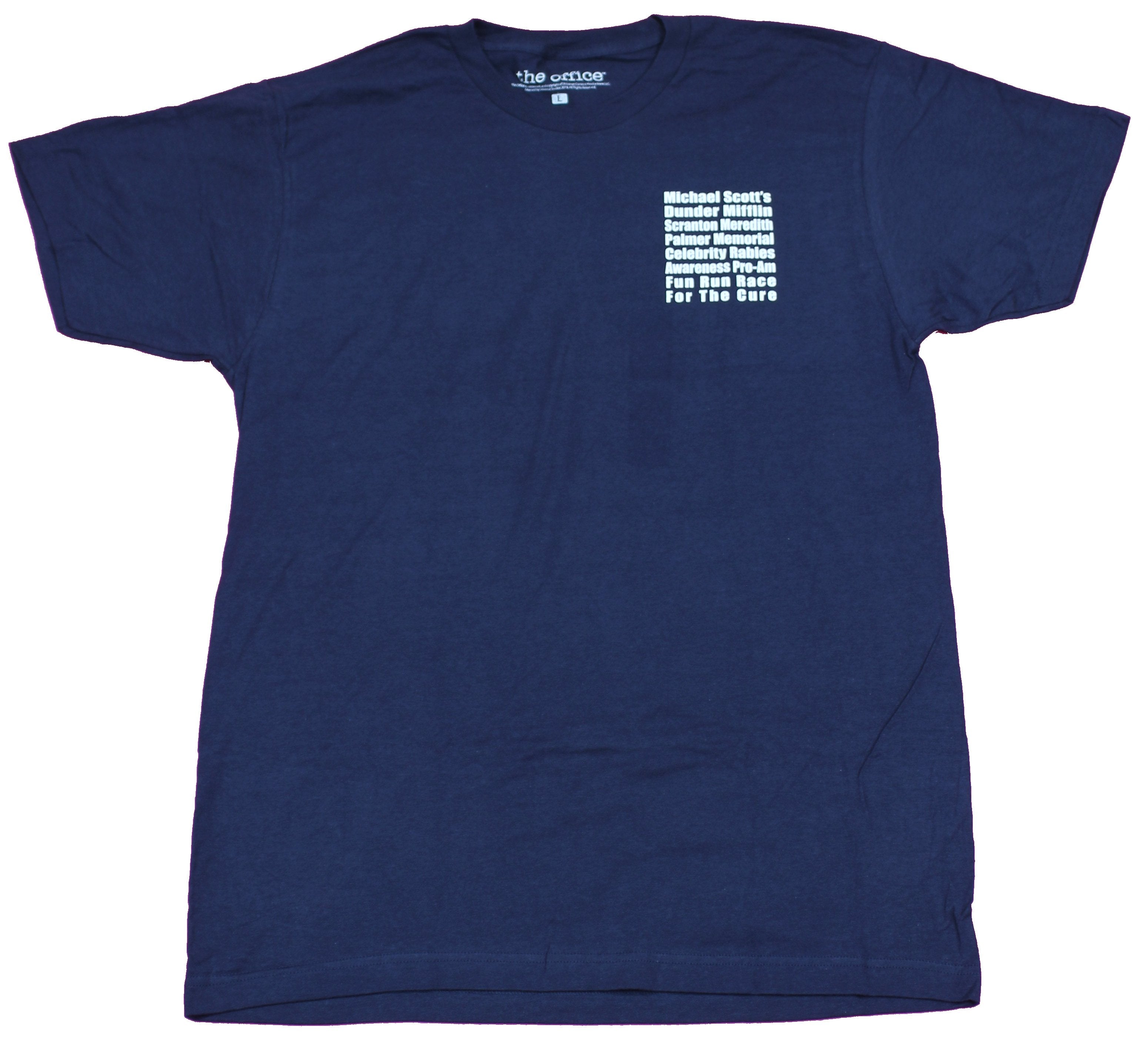 The Office Mens T-Shirt - Michael Scott Fun Run Race For The Cure