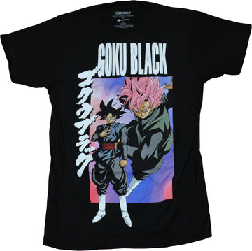 Dragon Ball Z Mens T-Shirt - Goku  Kanji Full Color Action Box
