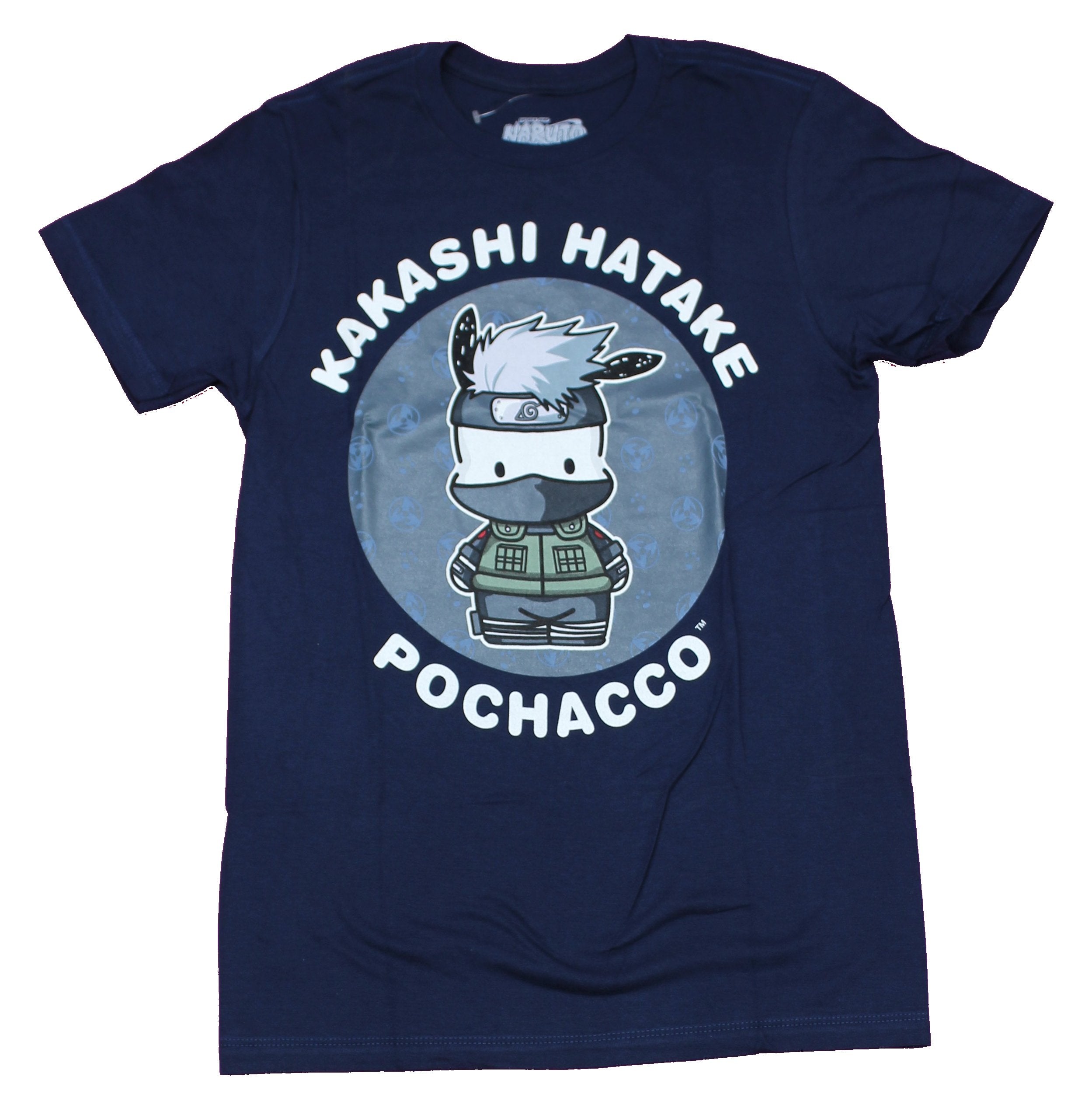 Naruto Shippuden Mens T-Shirt - KaKashi Hatake Pochacco  Sanrio Mash Up